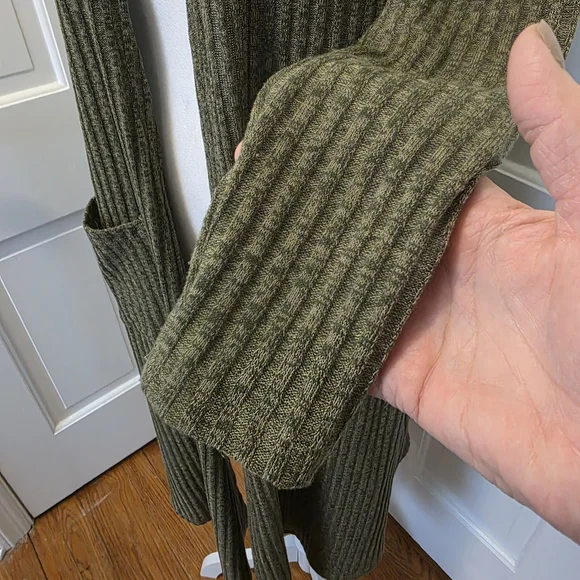 Lularoe Olive Green Sarah Open Front Cardigan Size Small, Casual - Picture 2 of 10